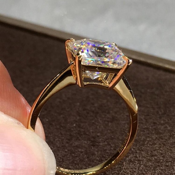 BRIDAL WEDDING RING SIZE 7 - Picture 2 of 4